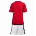 Baby Fußballbekleidung Manchester United Heimtrikot 2023-24 Kurzarm (+ kurze hosen)